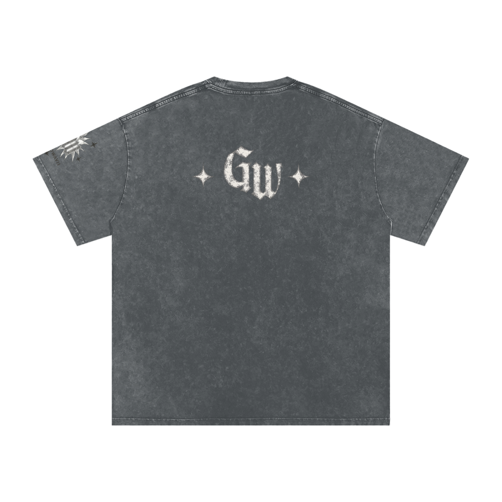 Snow Washed Oversized Guscio T-Shirt