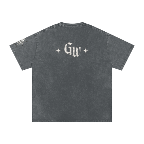 Snow Washed Oversized Guscio T-Shirt