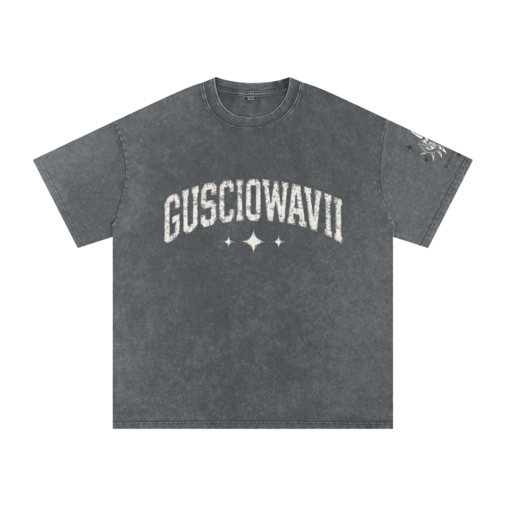 Snow Washed Oversized Guscio T-Shirt