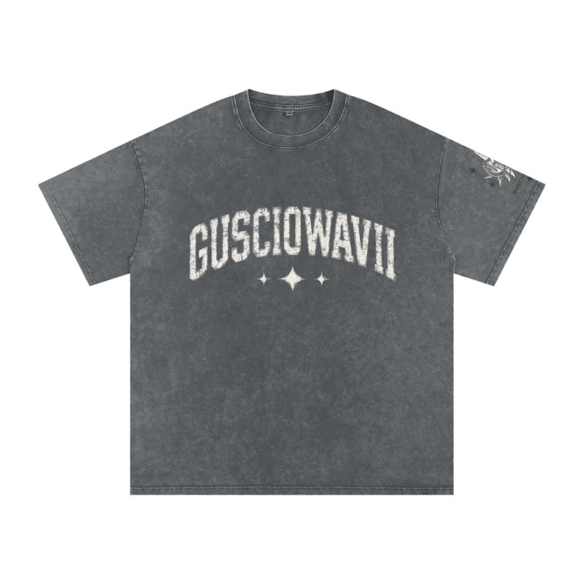 Snow Washed Oversized Guscio T-Shirt