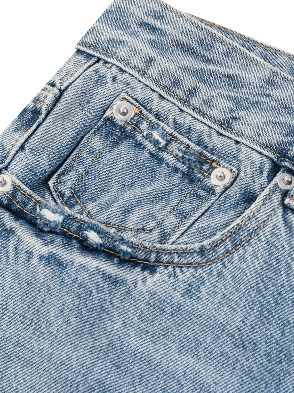 GW Vintage Wide Leg Denim Shorts