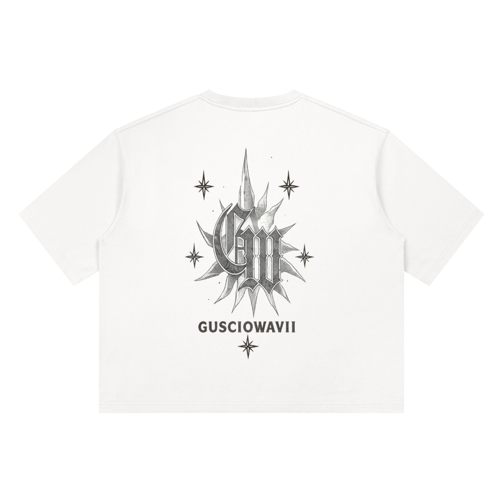 Built From Struggle Boxy Tee – Vintage White