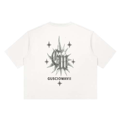 Built From Struggle Boxy Tee – Vintage White